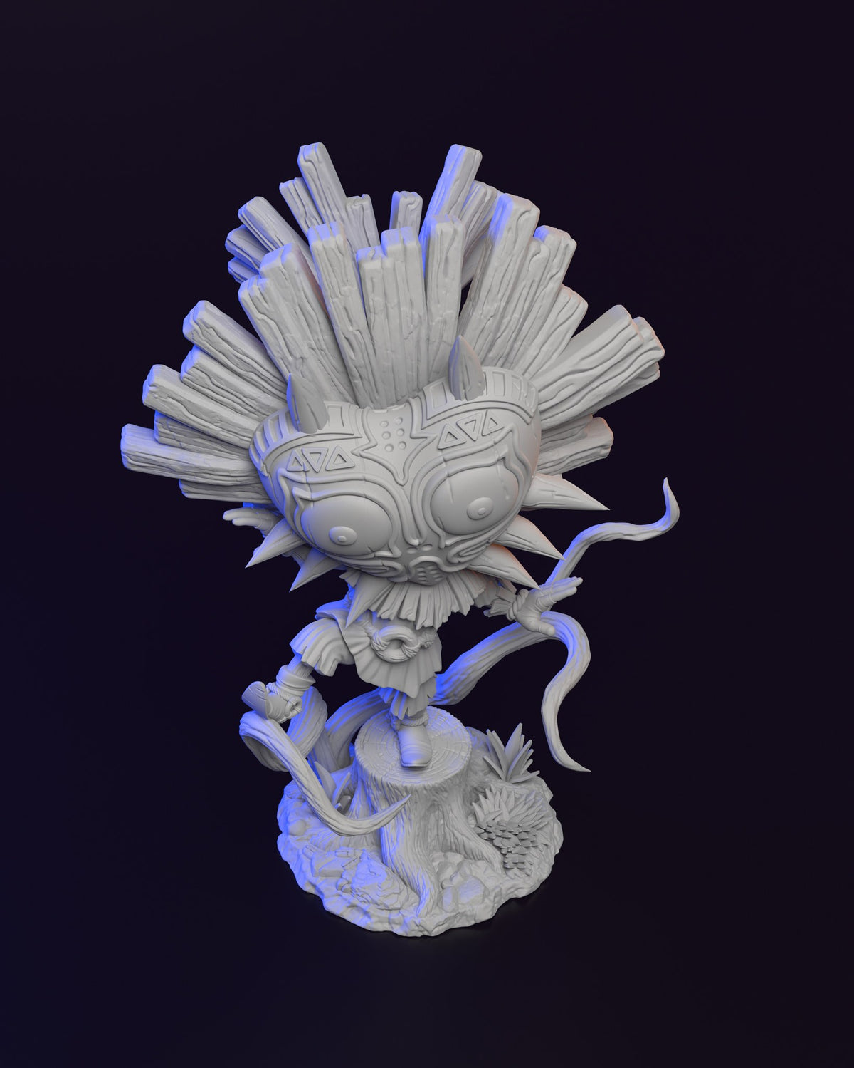 Chibi Skull Kid resin figure