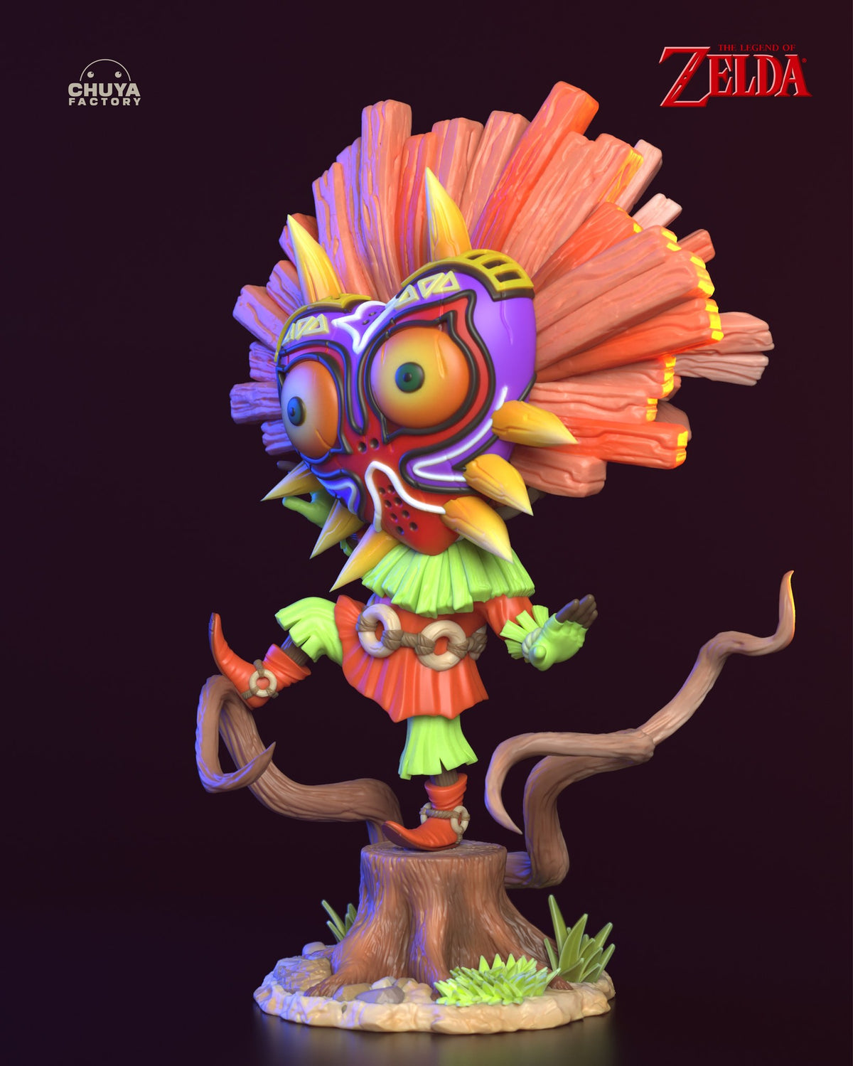 Chibi Skull Kid resin figure