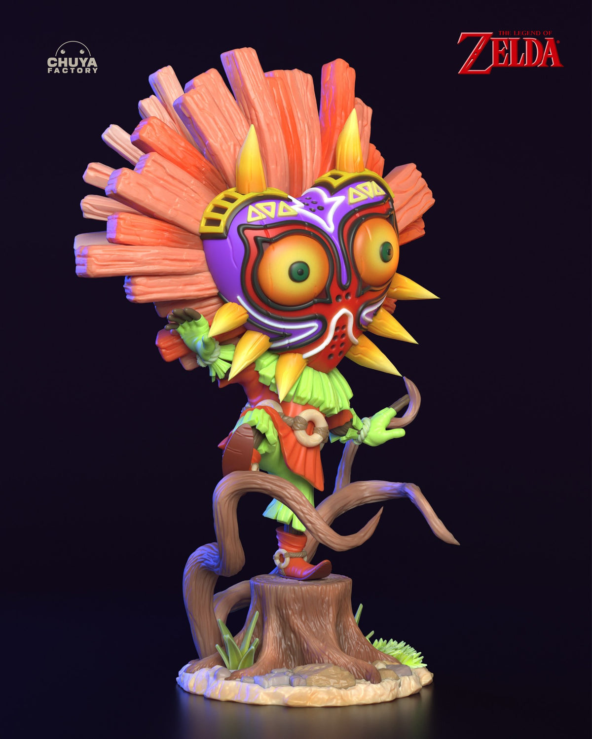 Chibi Skull Kid resin figure