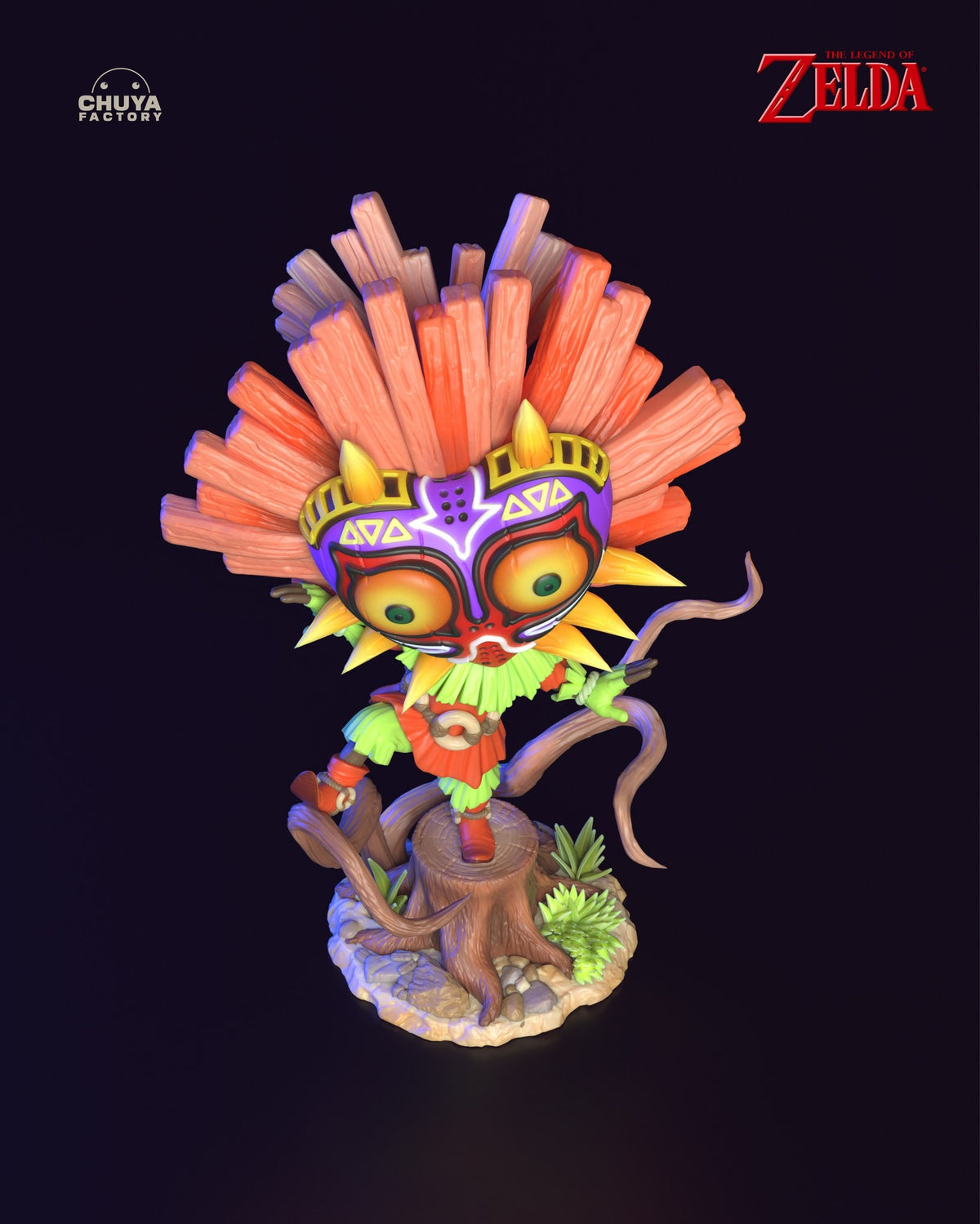 Chibi Skull Kid resin figure