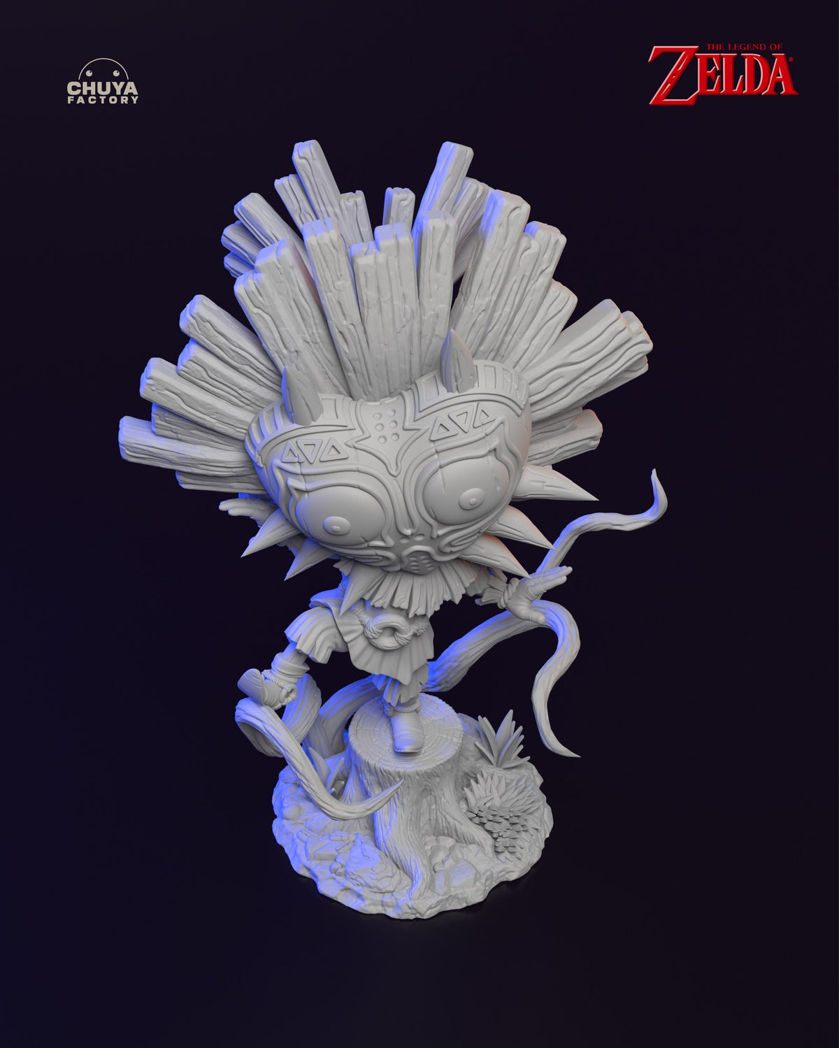 Chibi Skull Kid resin figure