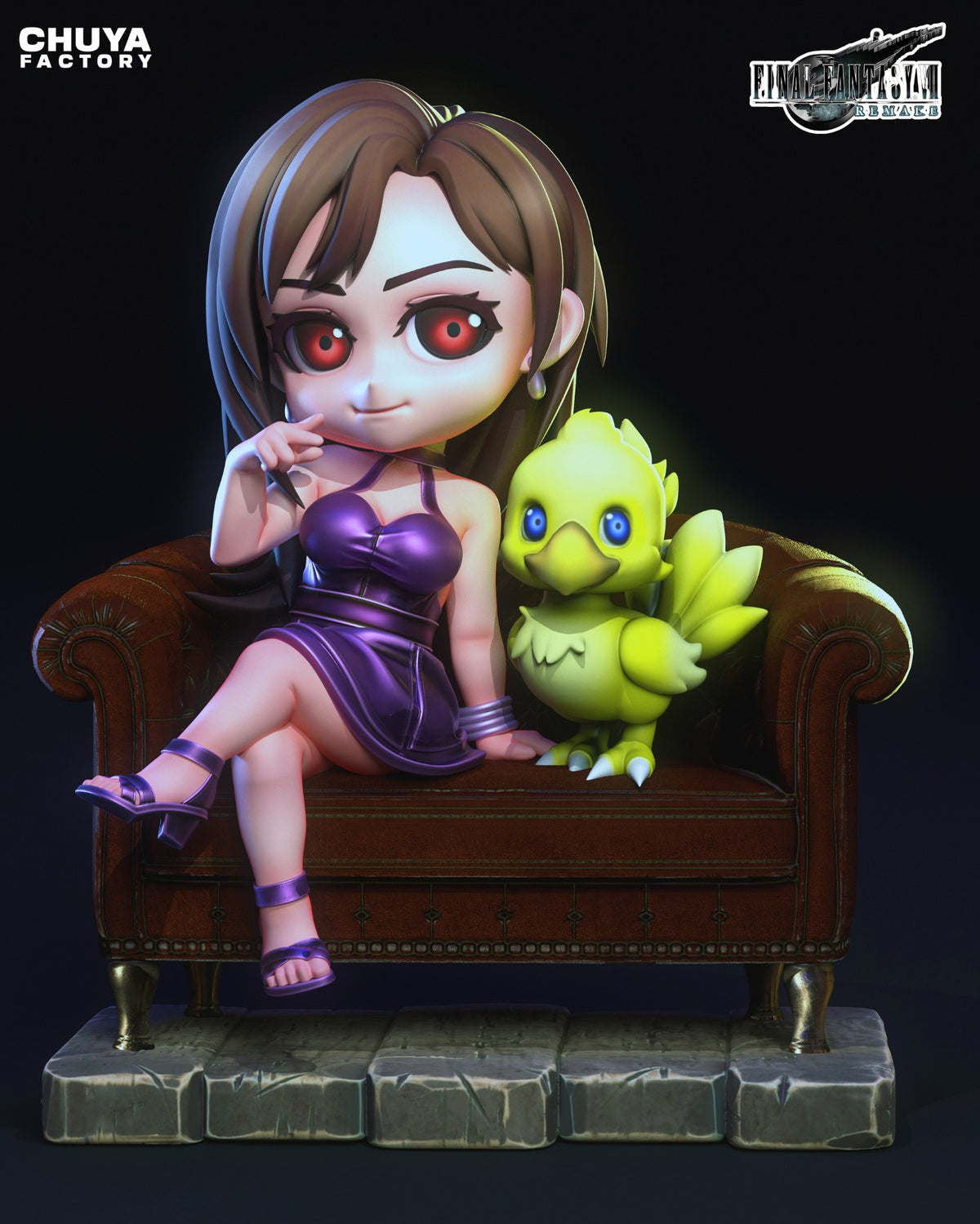 Chibi Tifa Lockheart resin figure