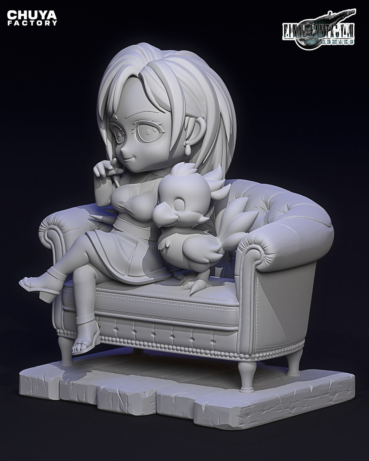 Chibi Tifa Lockheart resin figure