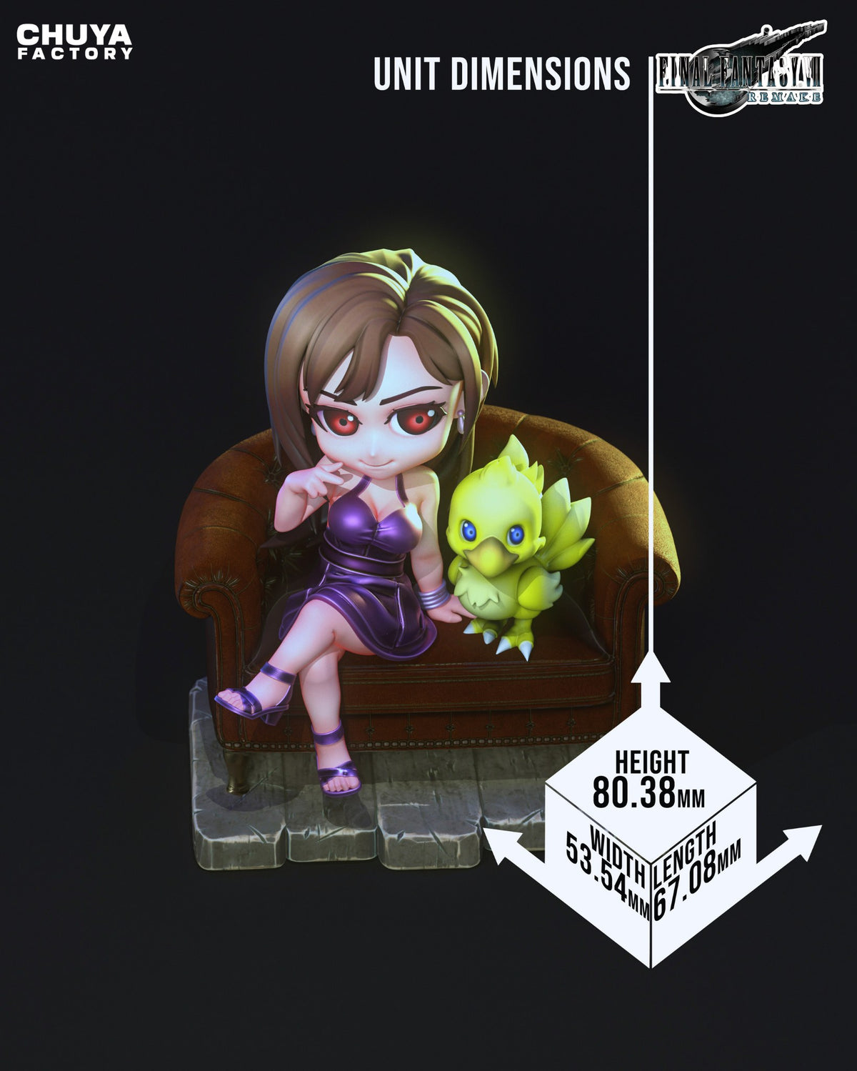 Chibi Tifa Lockheart resin figure