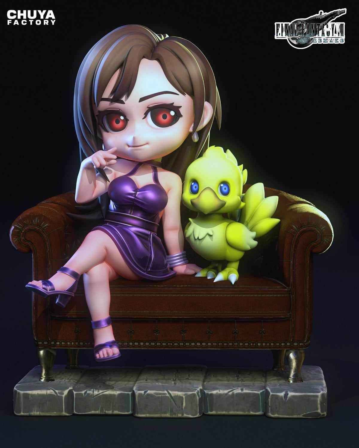 Chibi Tifa Lockheart resin figure