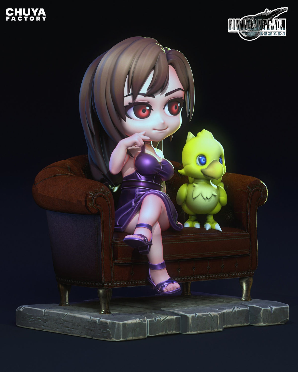 Chibi Tifa Lockheart resin figure