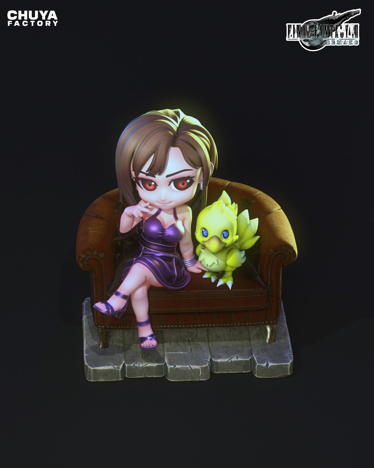 Chibi Tifa Lockheart resin figure