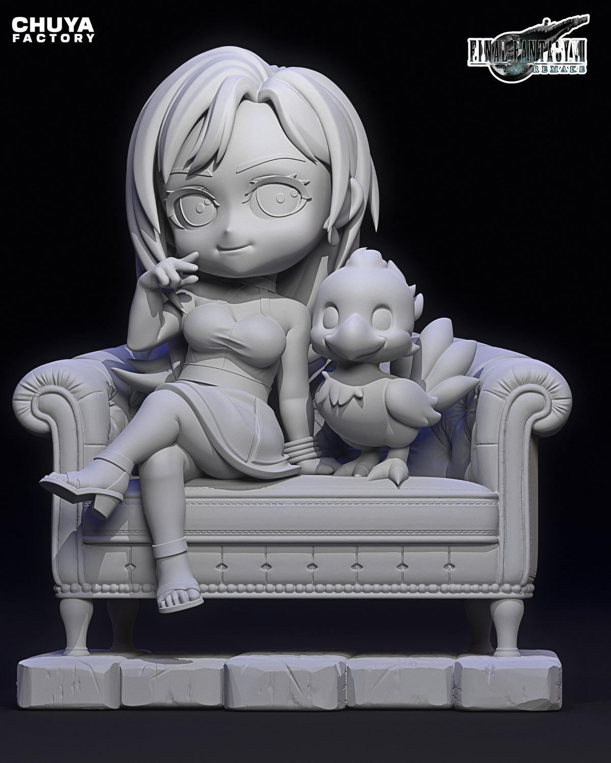 Chibi Tifa Lockheart resin figure