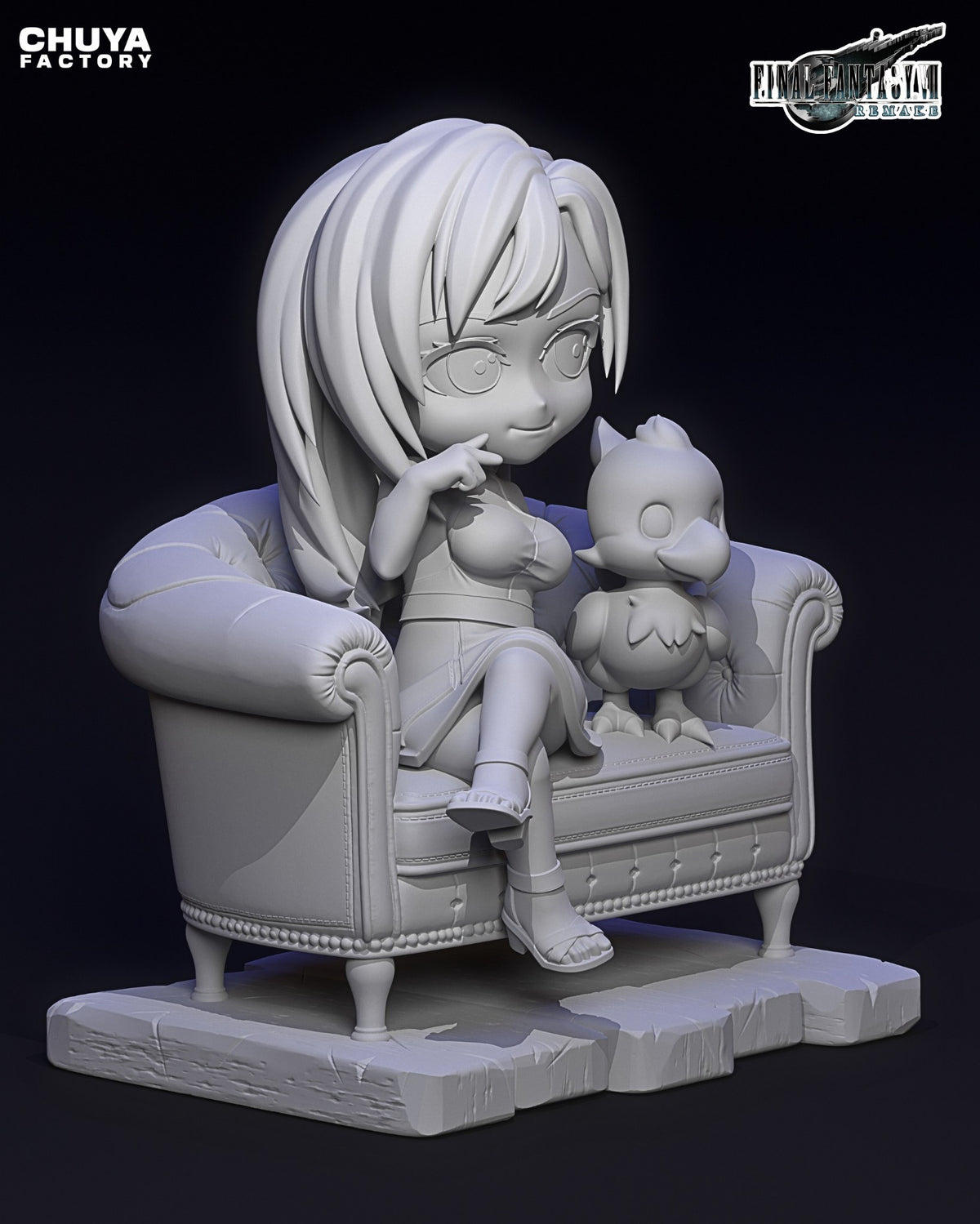 Chibi Tifa Lockheart resin figure