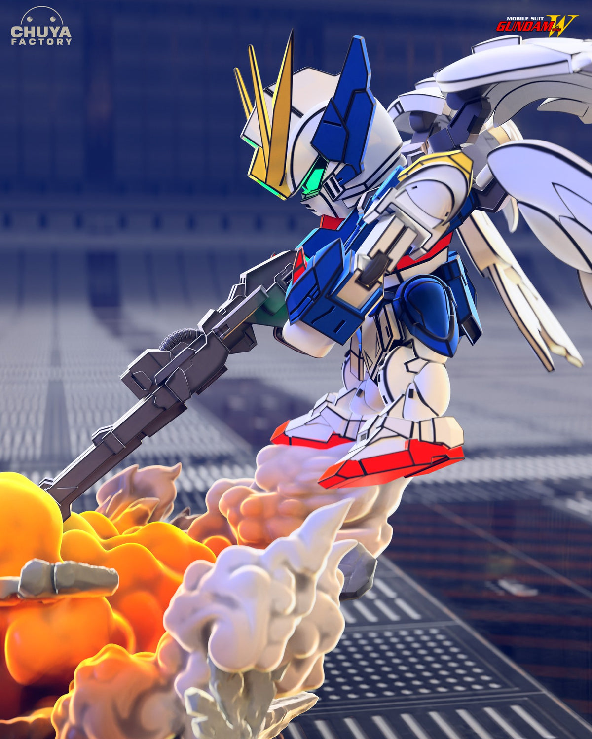 Chibi Wing Zero resin figure