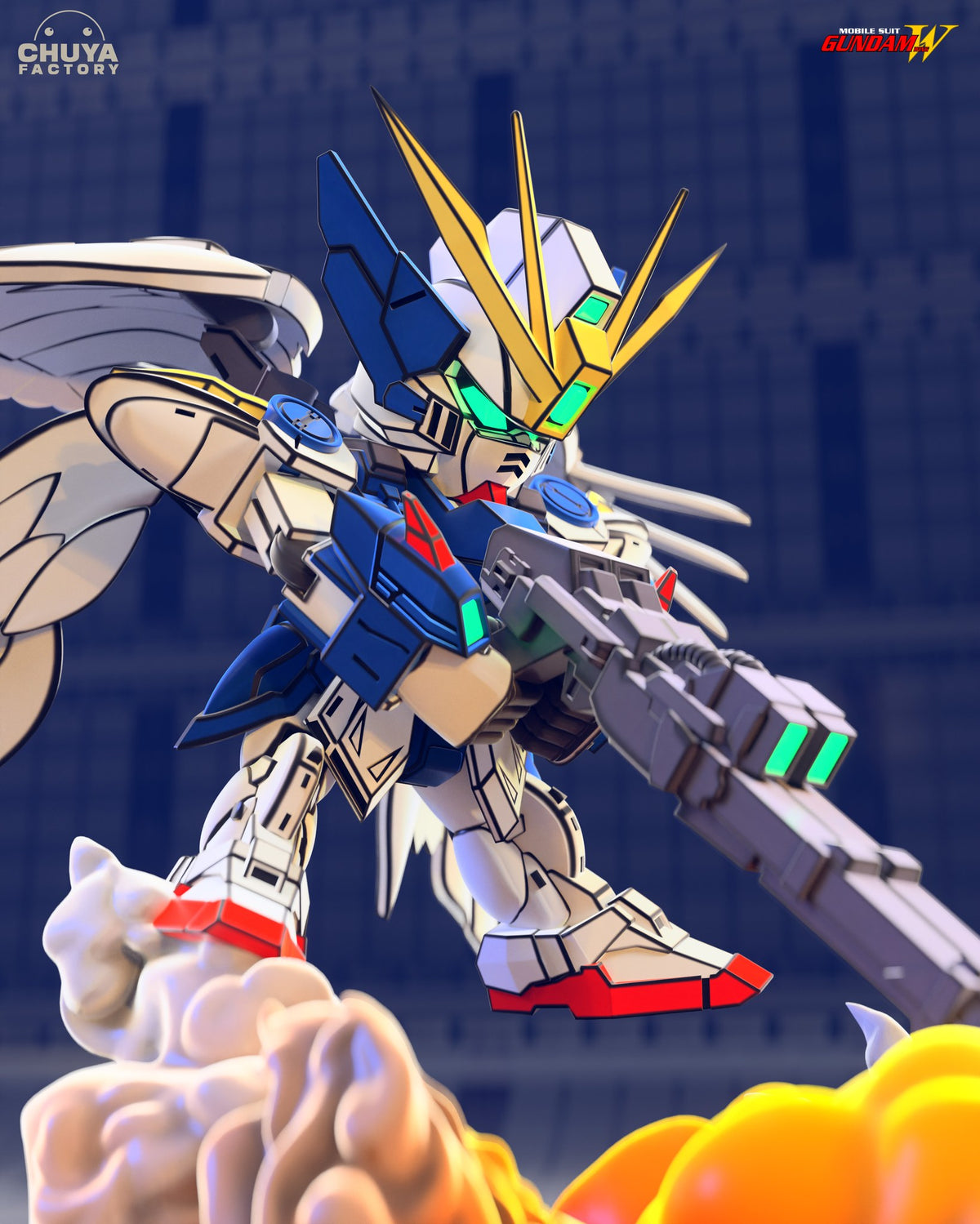 Chibi Wing Zero resin figure