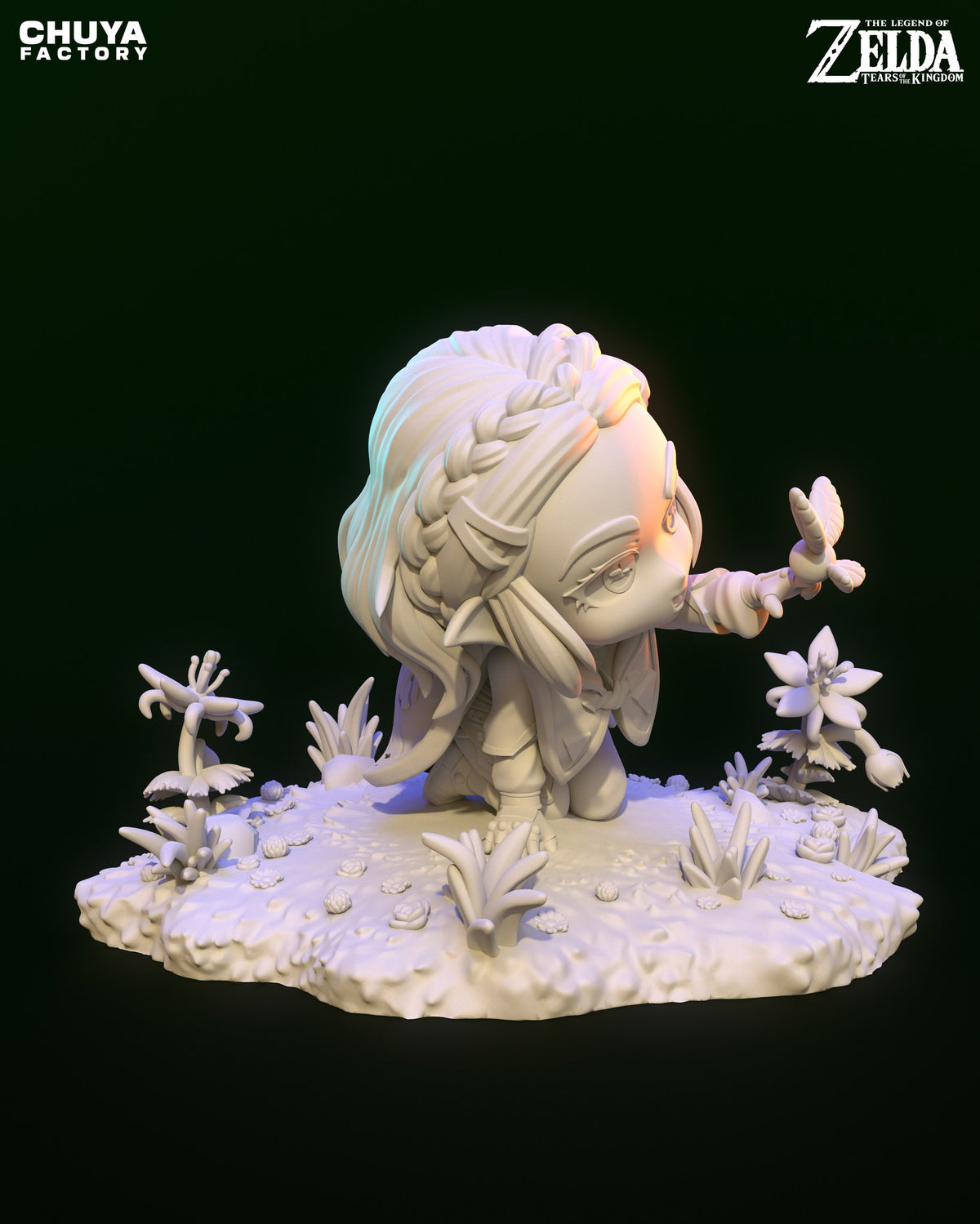Chibi Zelda resin figure