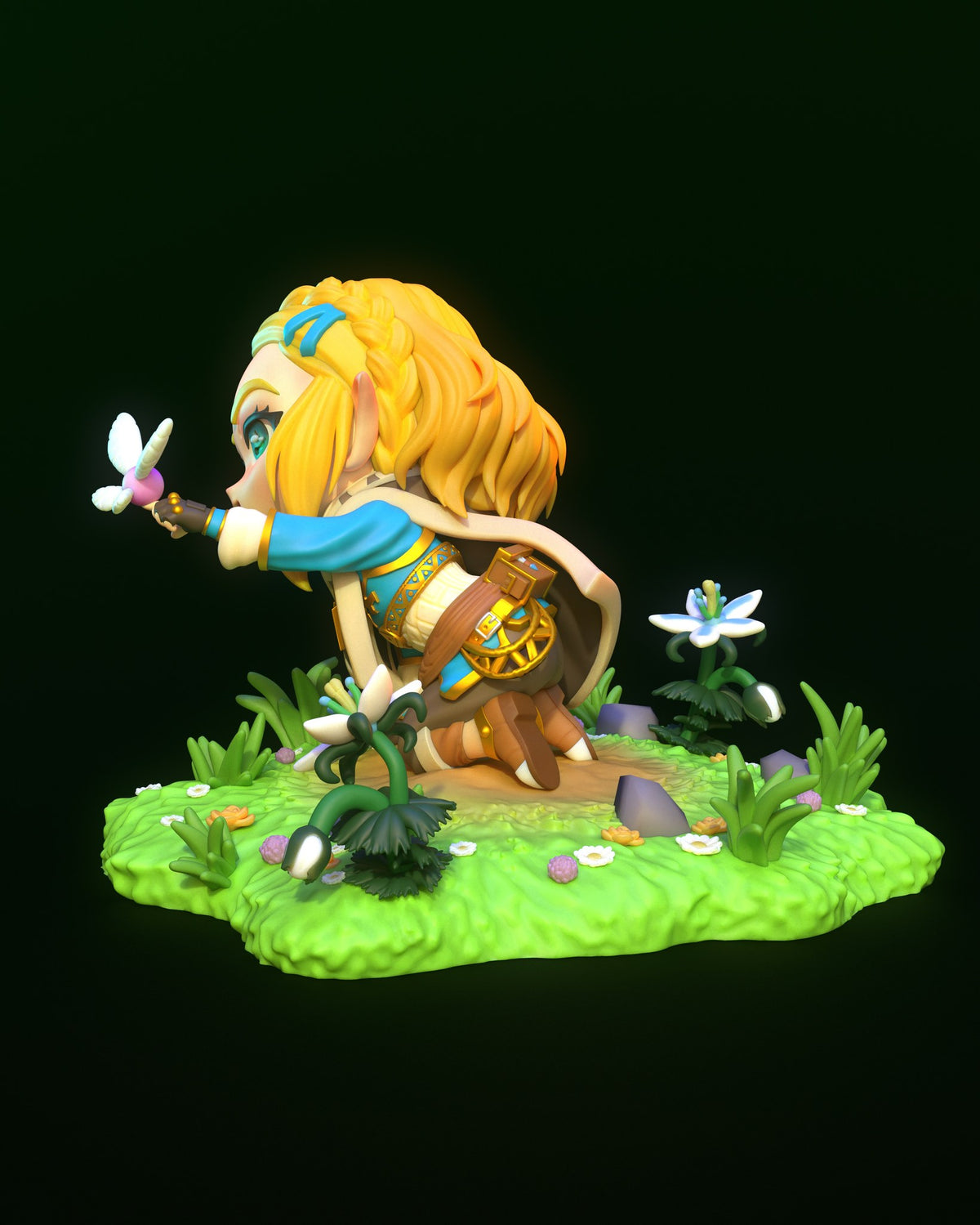 Chibi Zelda resin figure