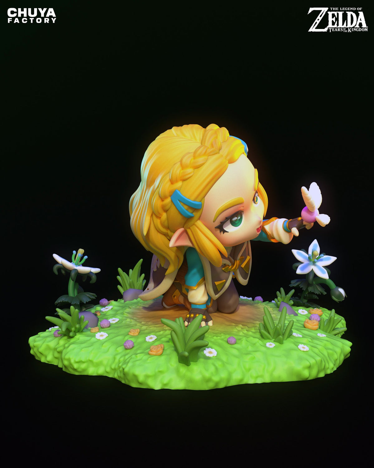 Chibi Zelda resin figure