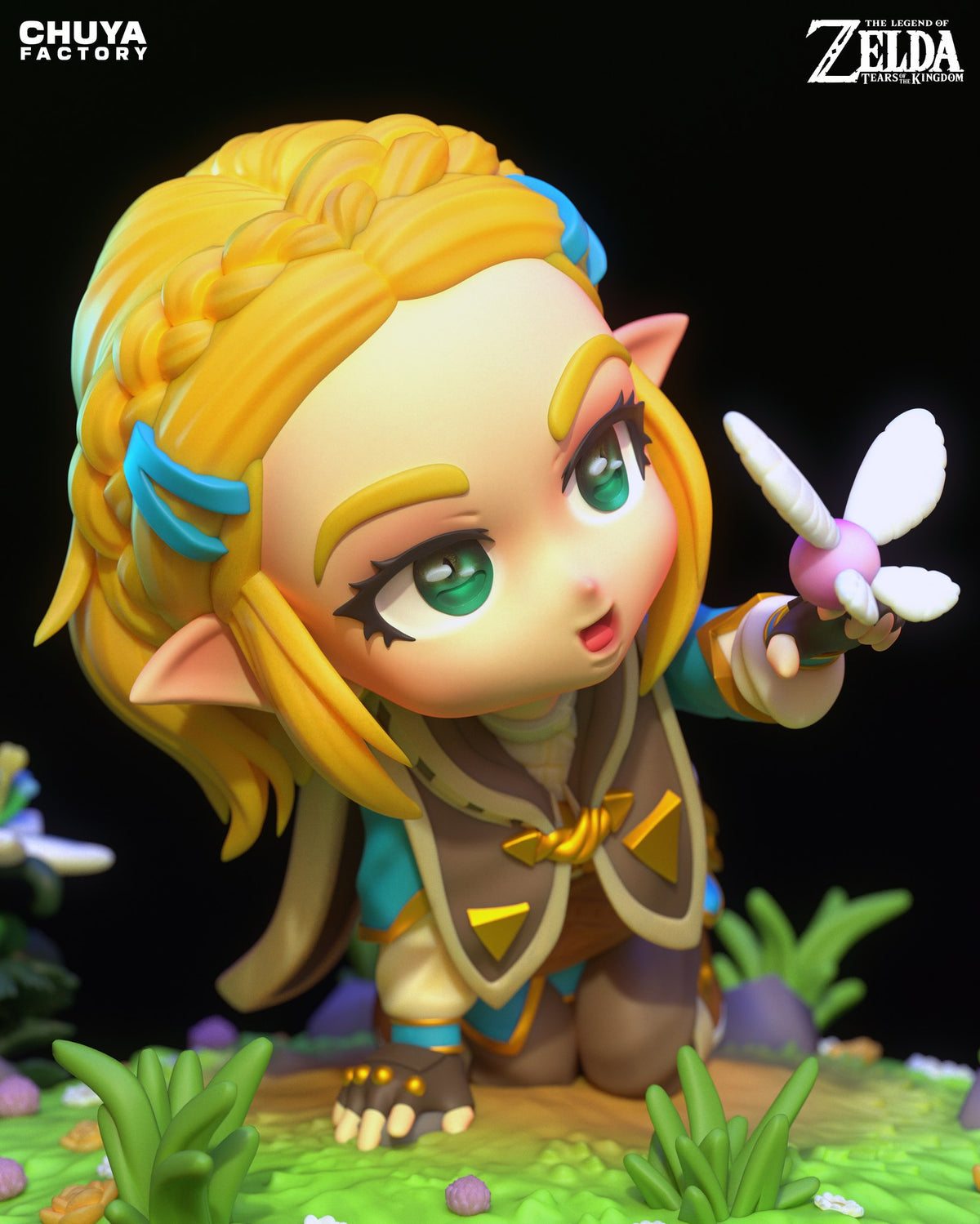 Chibi Zelda resin figure