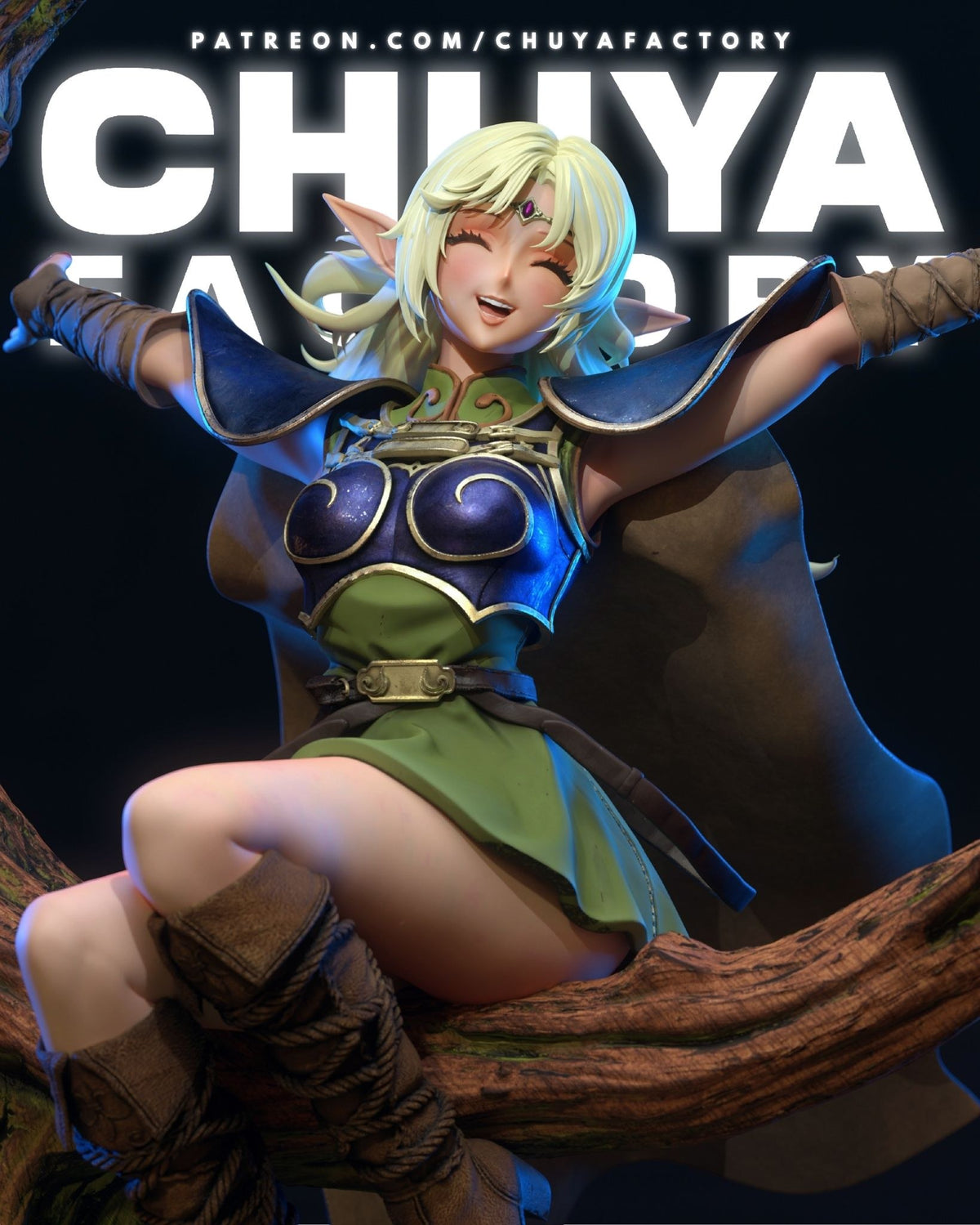 Deedlit resin figure