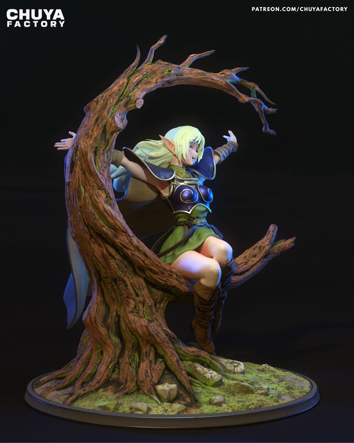 Deedlit resin figure