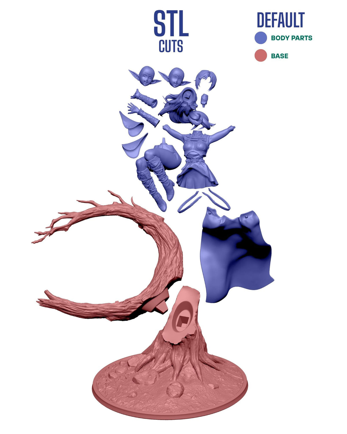 Deedlit resin figure