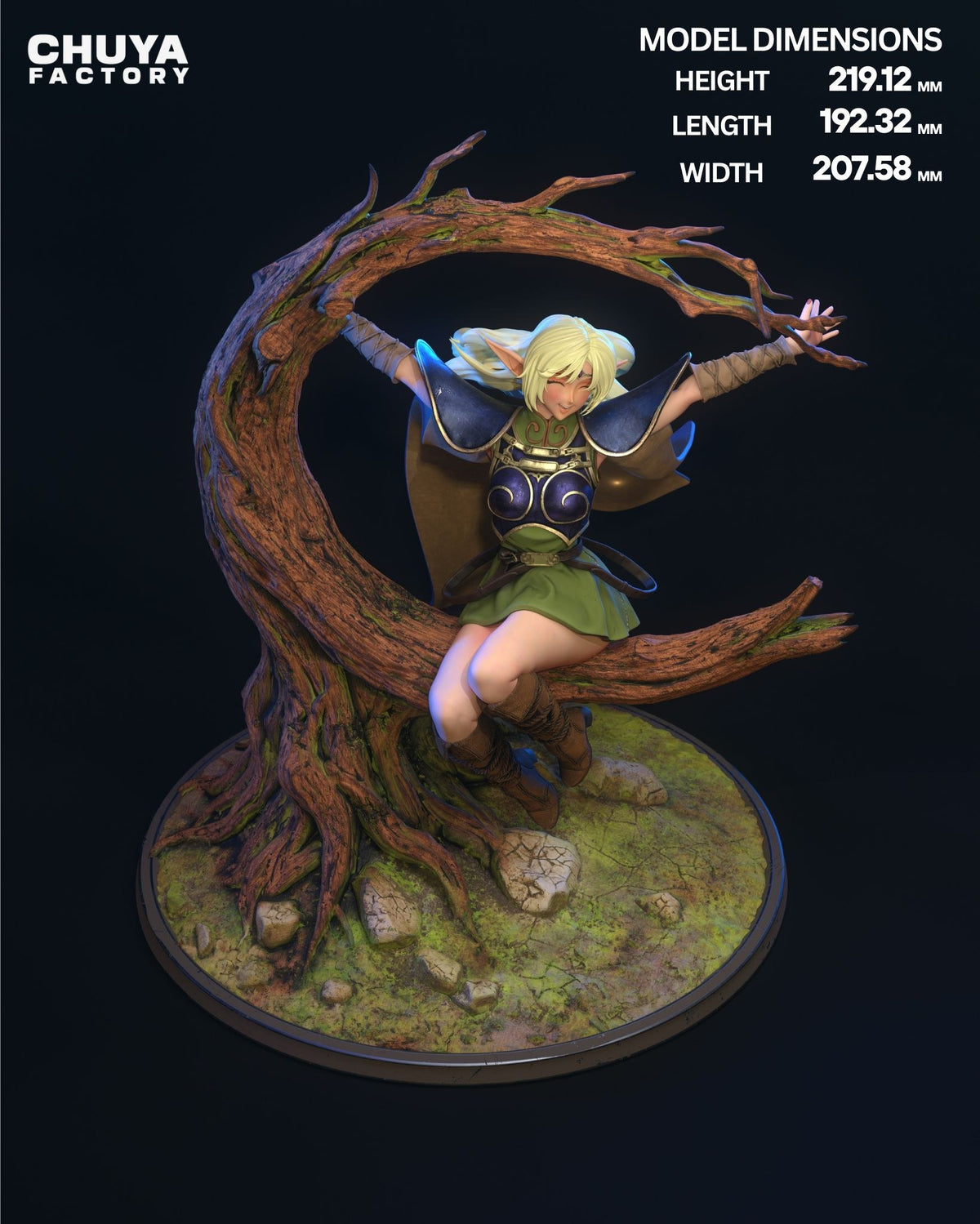 Deedlit resin figure