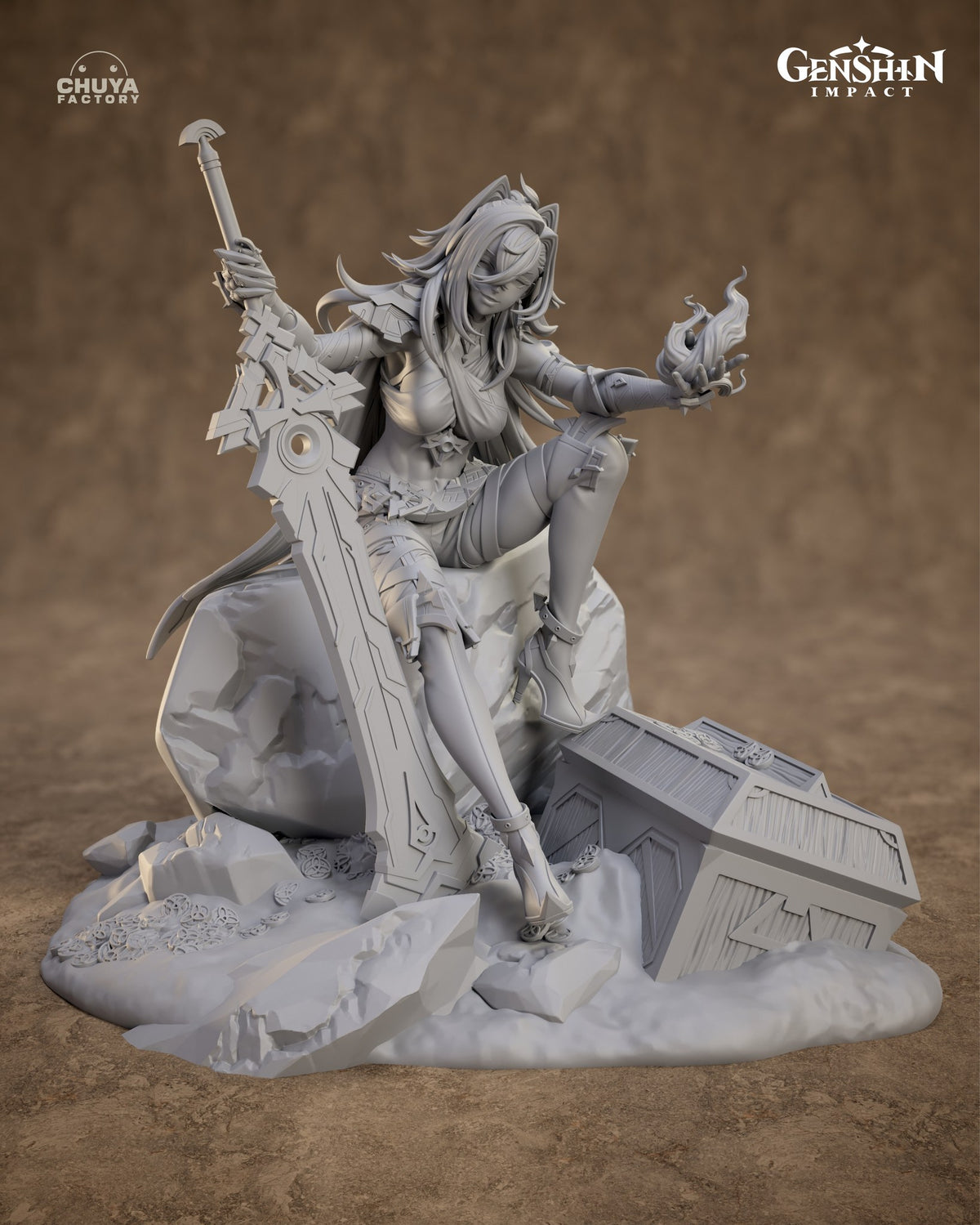 Dehya resin figure