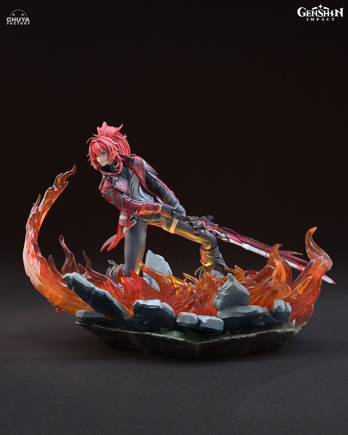 Diluc resin figure