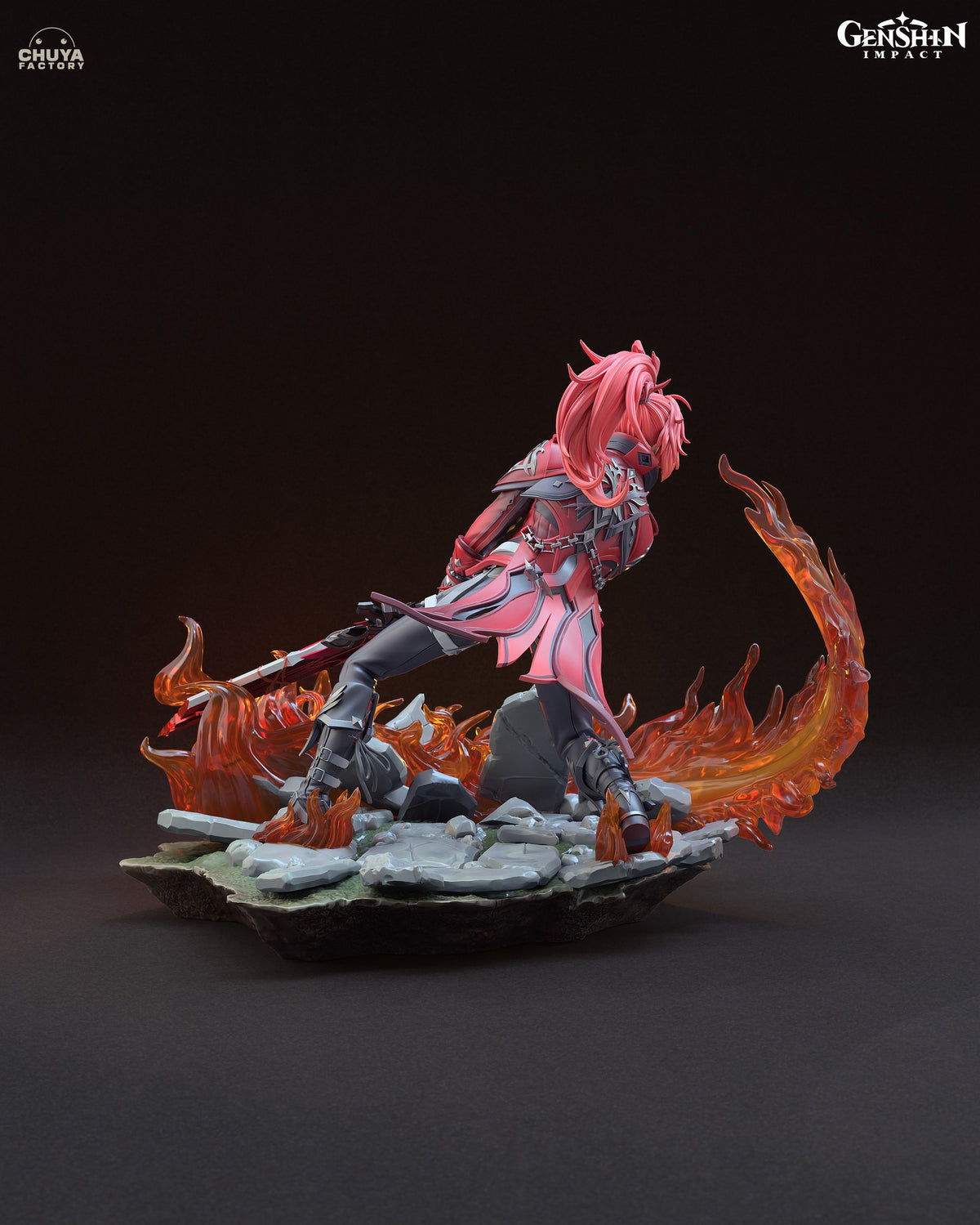 Diluc resin figure