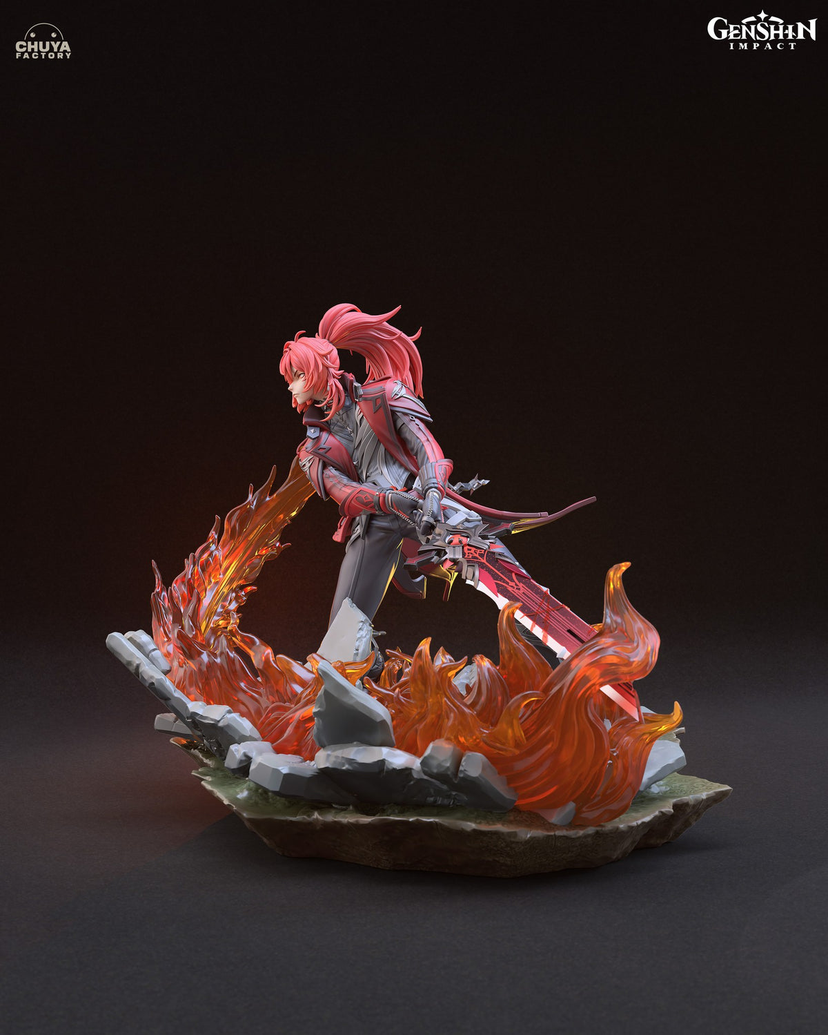 Diluc resin figure