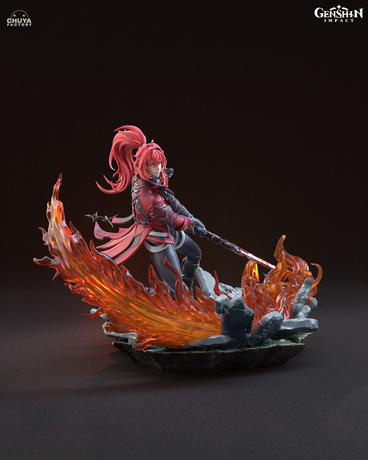 Diluc resin figure