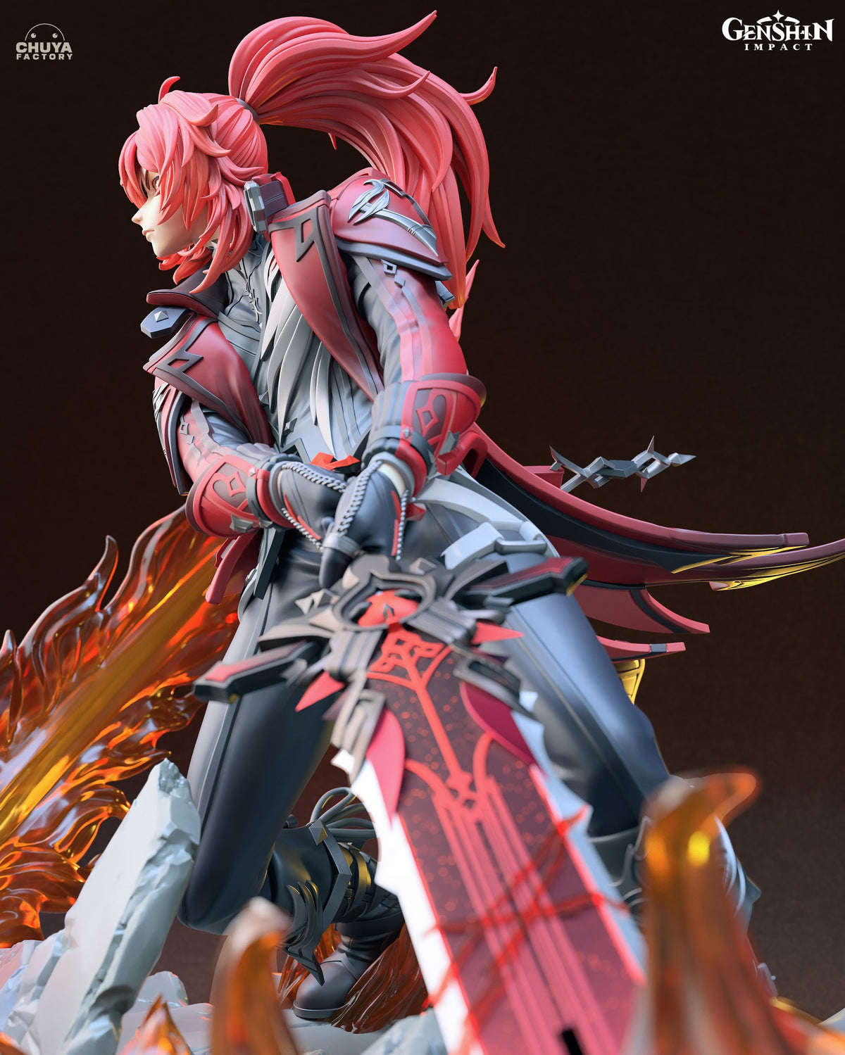 Diluc resin figure