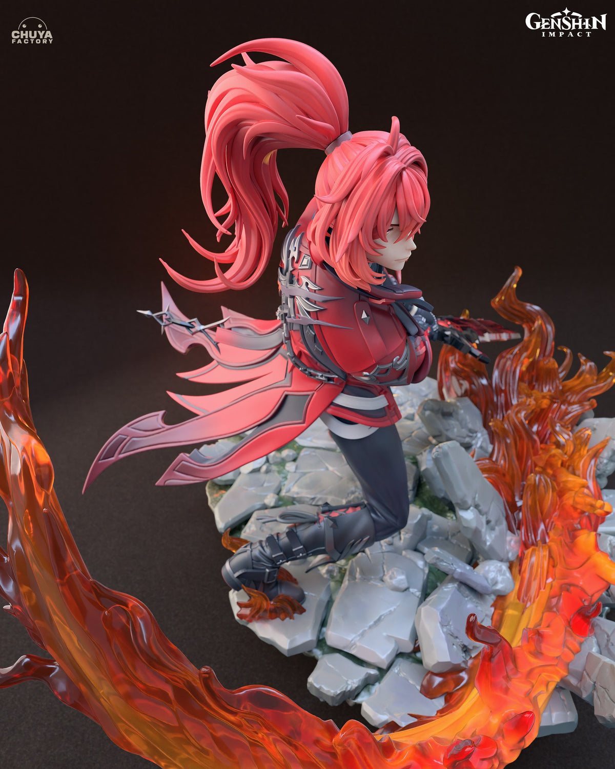 Diluc resin figure