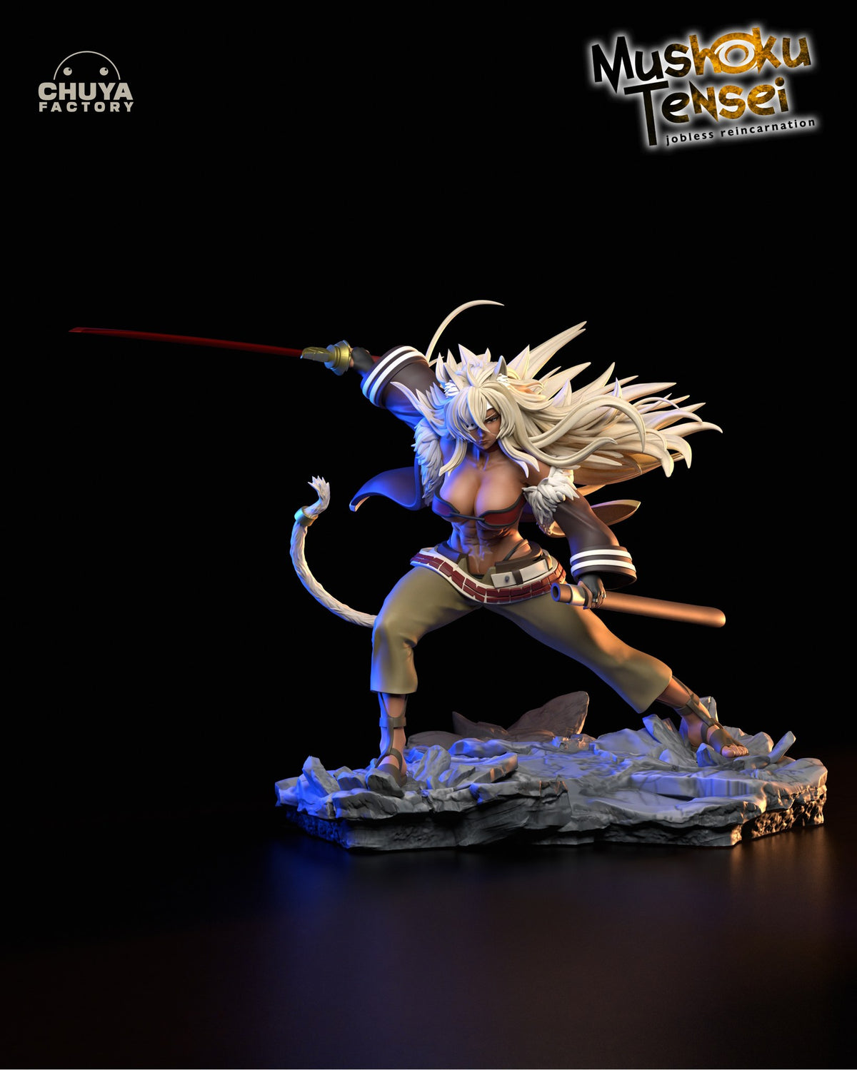 Ghislaine resin figure