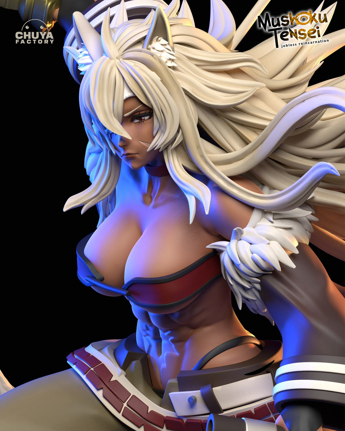 Ghislaine resin figure