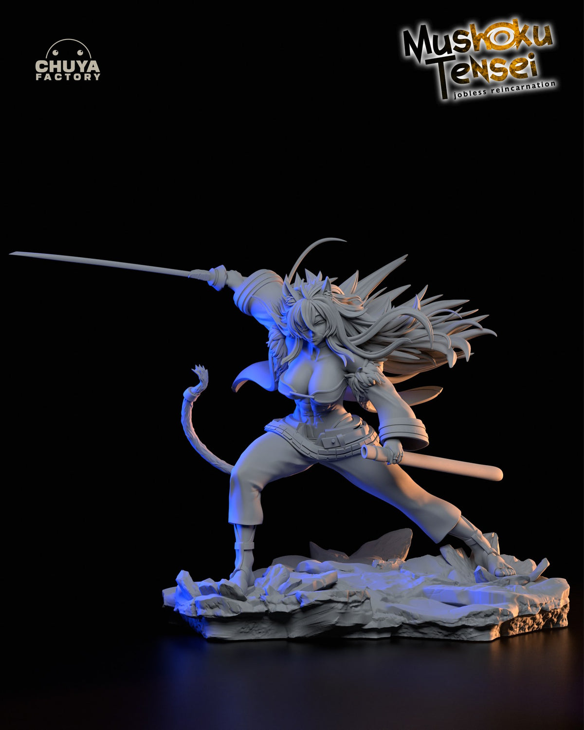 Ghislaine resin figure