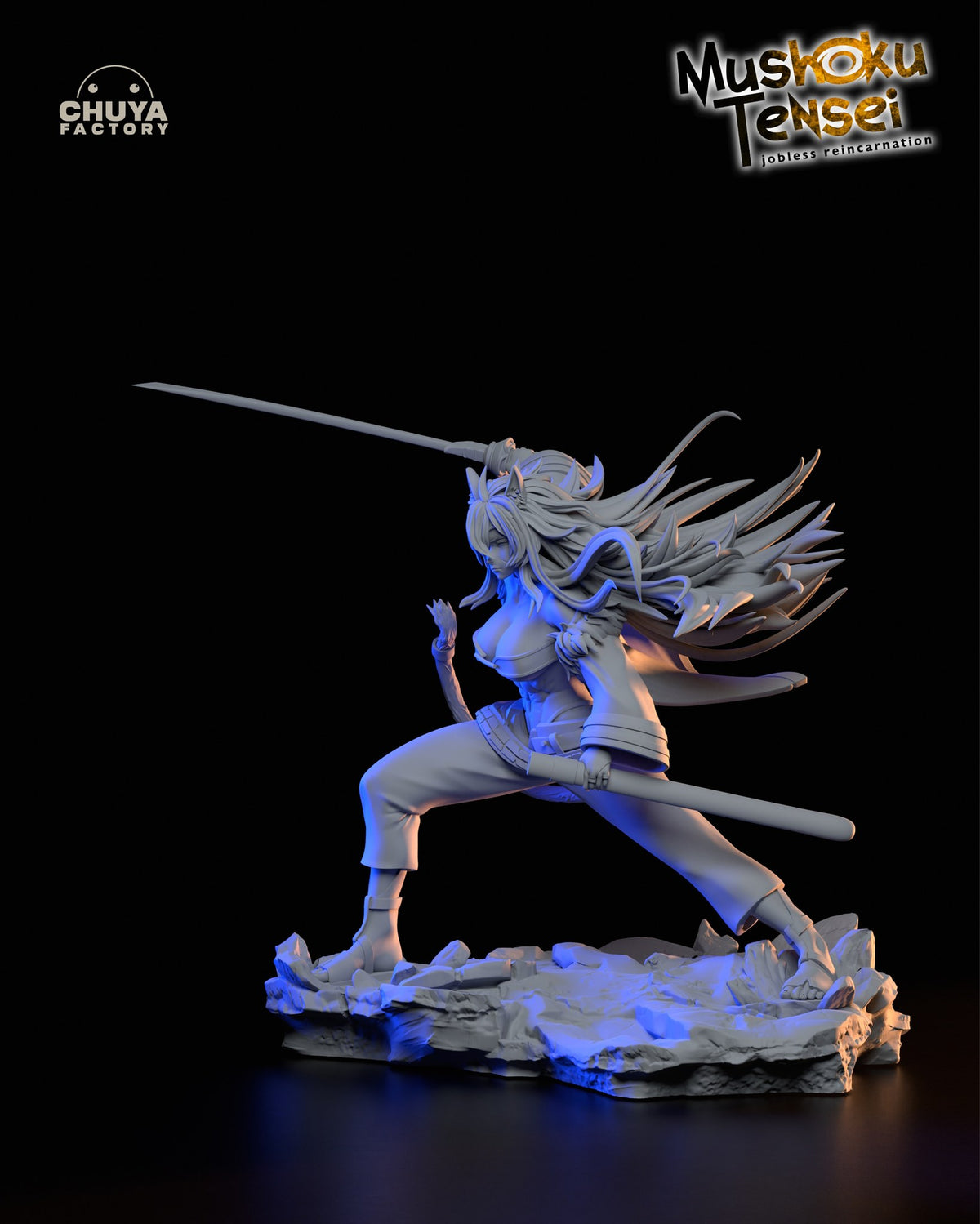 Ghislaine resin figure
