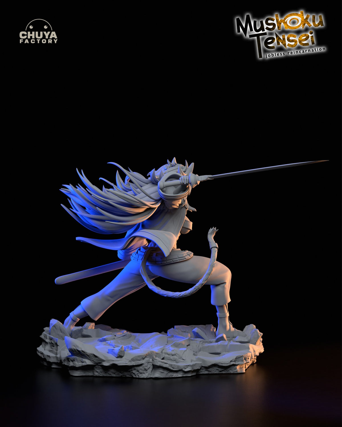 Ghislaine resin figure