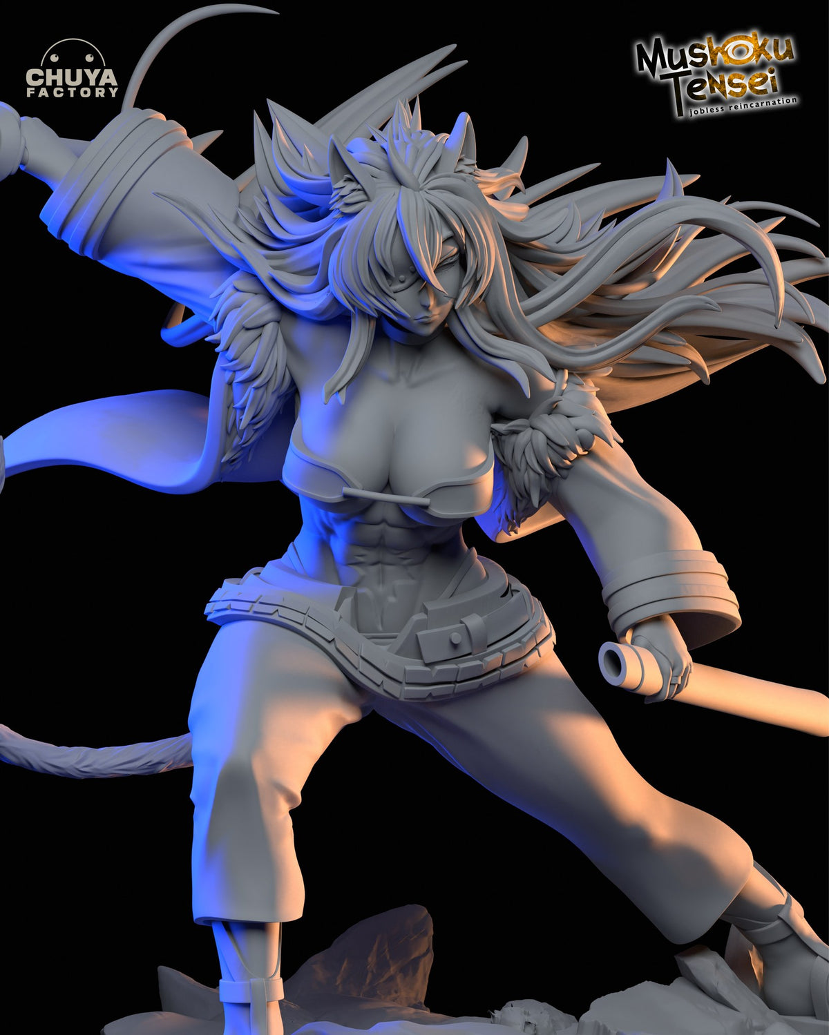 Ghislaine resin figure