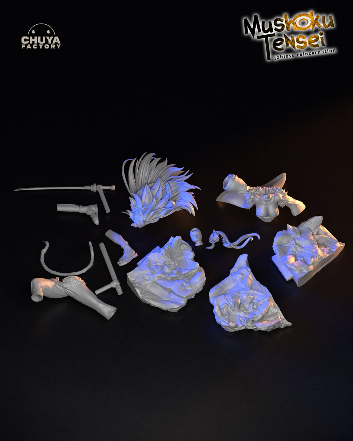 Ghislaine resin figure