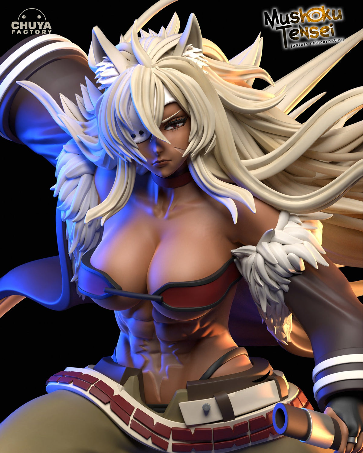 Ghislaine resin figure