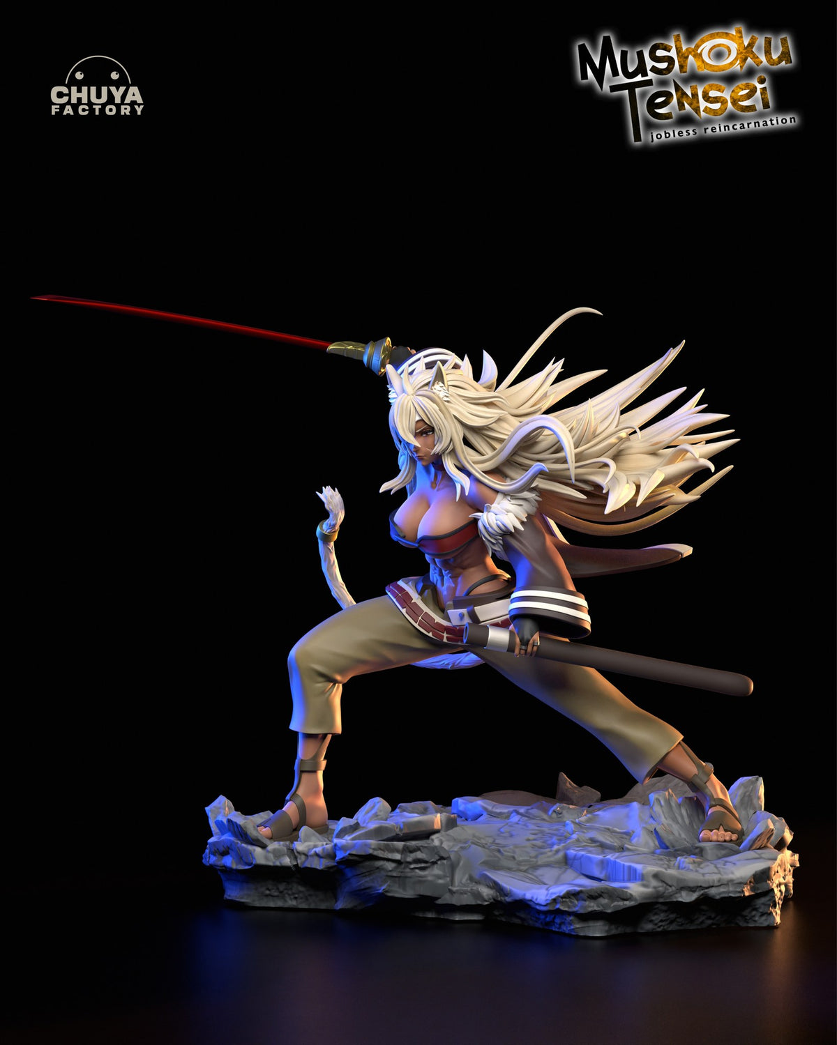 Ghislaine resin figure