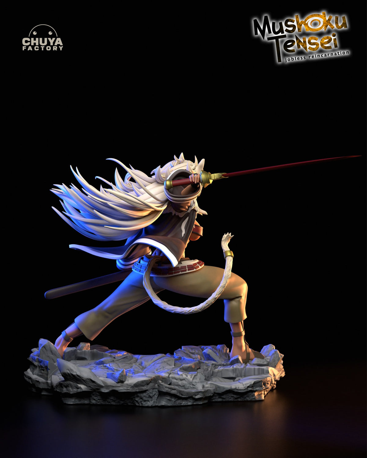 Ghislaine resin figure