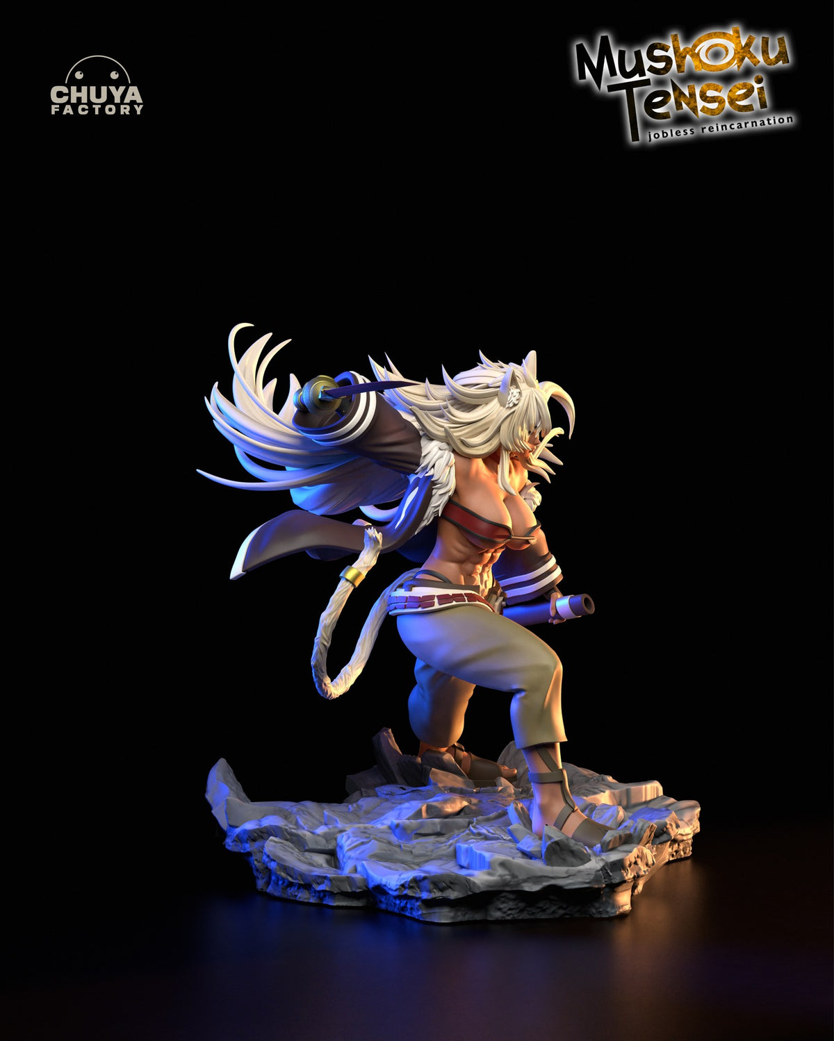Ghislaine resin figure