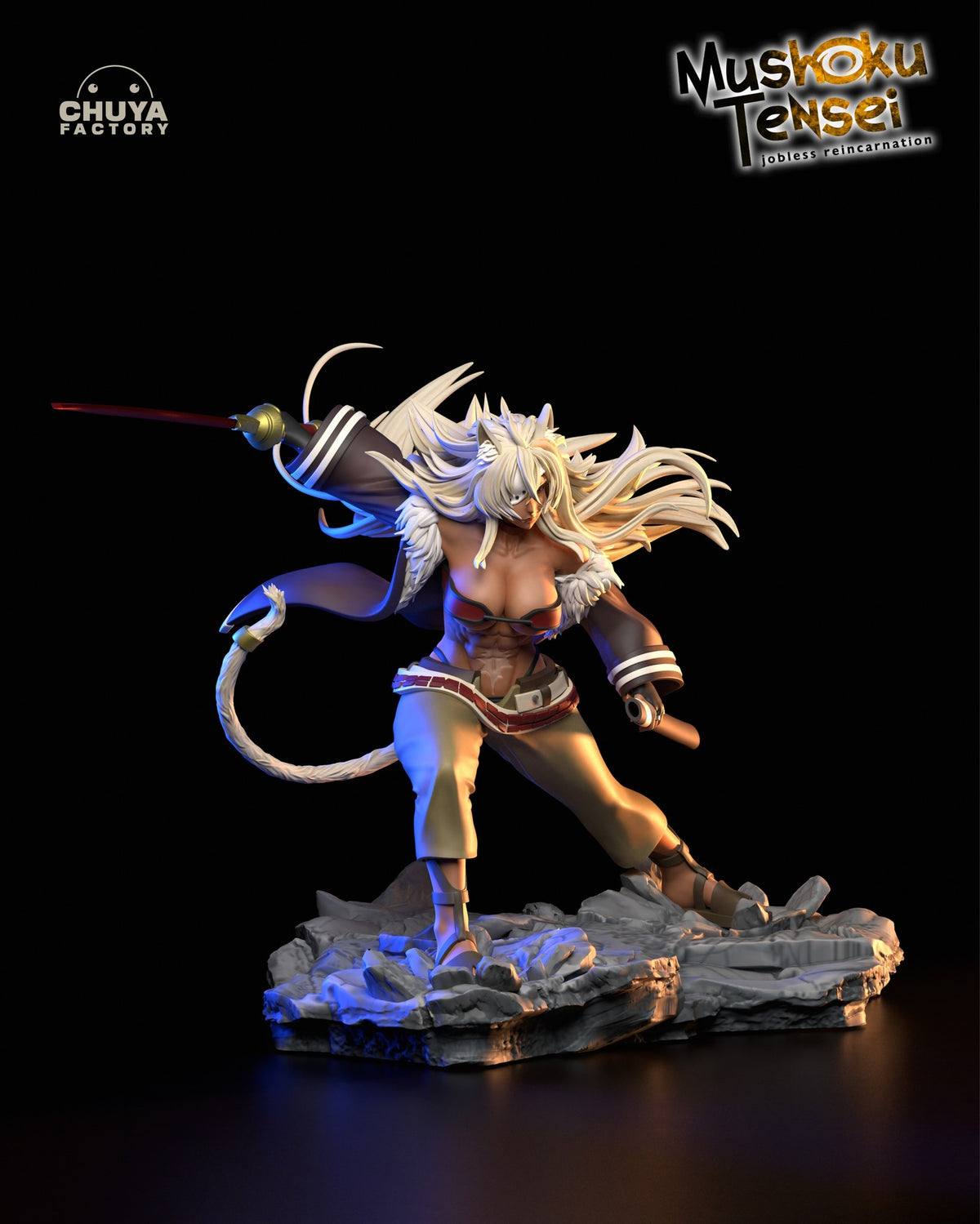 Ghislaine resin figure