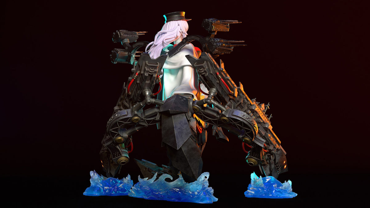 Graf Zeppelin resin figure