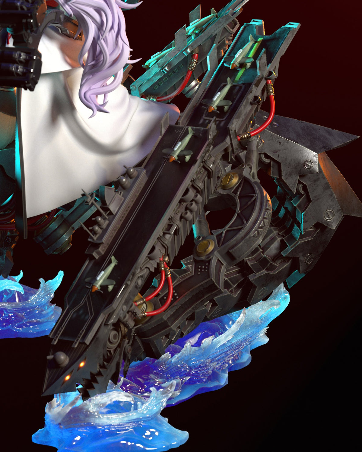 Graf Zeppelin resin figure