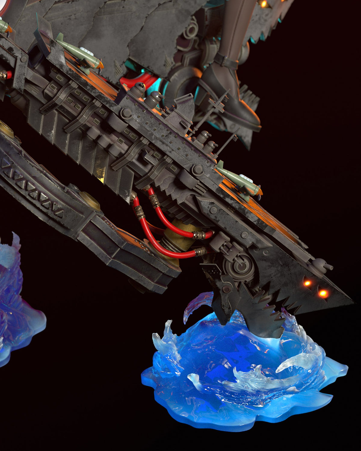 Graf Zeppelin resin figure