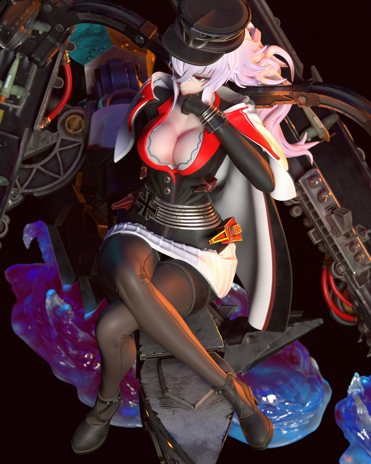 Graf Zeppelin resin figure