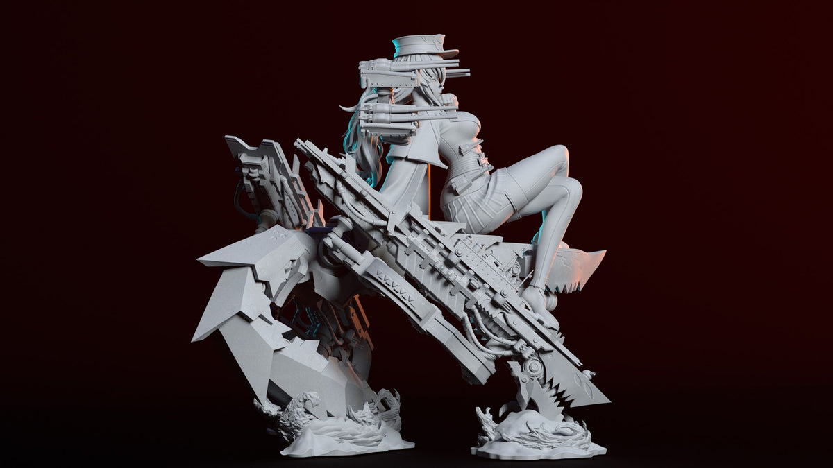 Graf Zeppelin resin figure