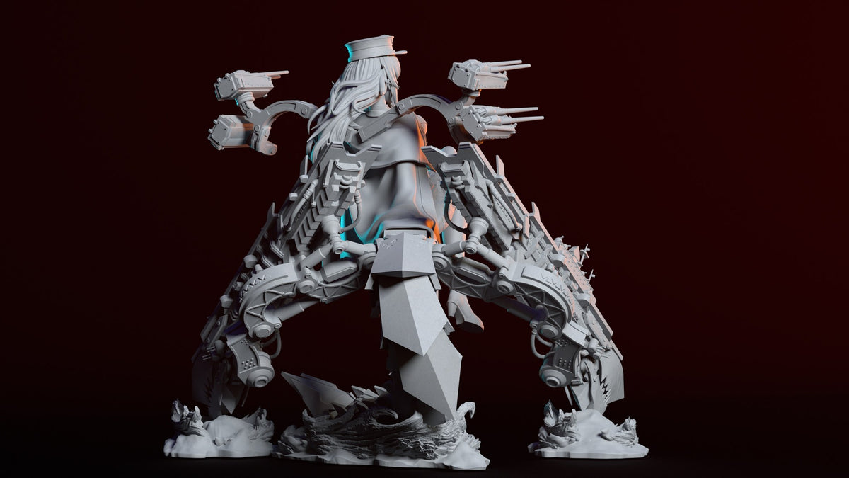 Graf Zeppelin resin figure