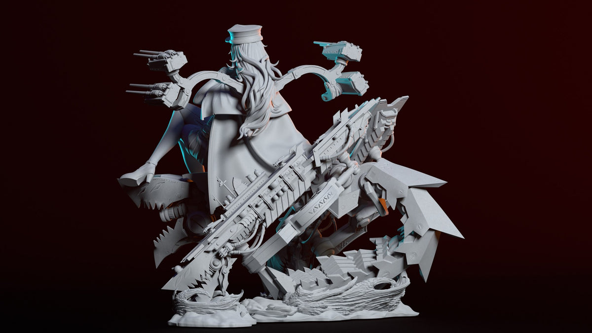 Graf Zeppelin resin figure