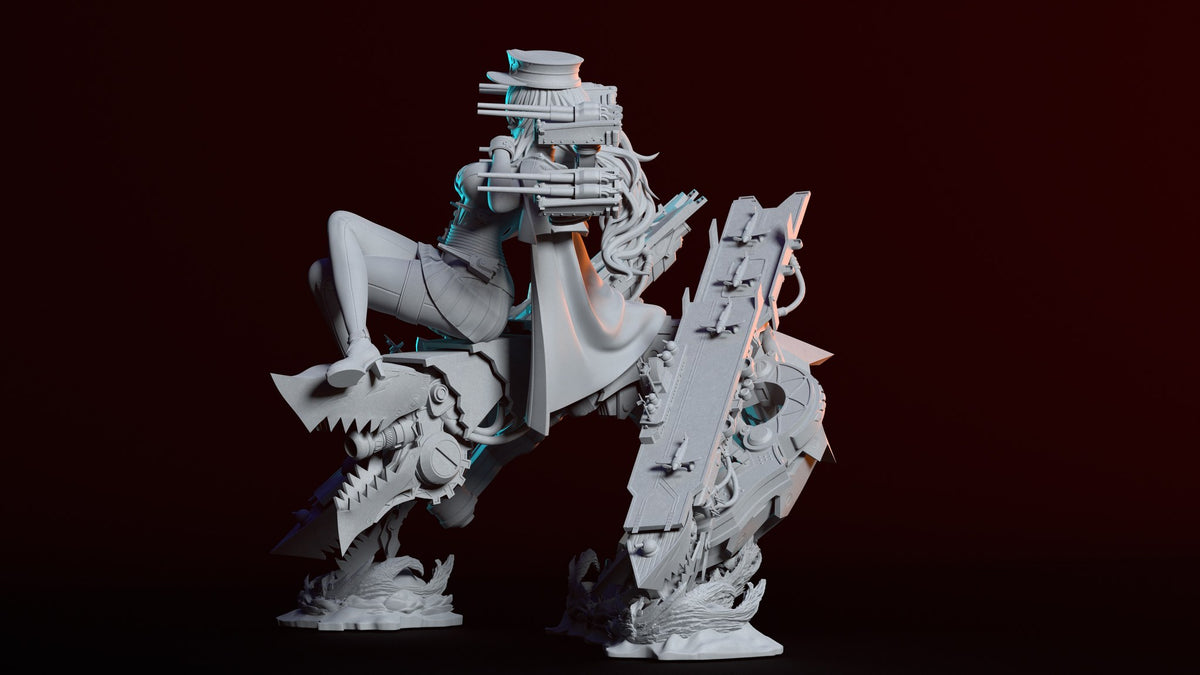 Graf Zeppelin resin figure
